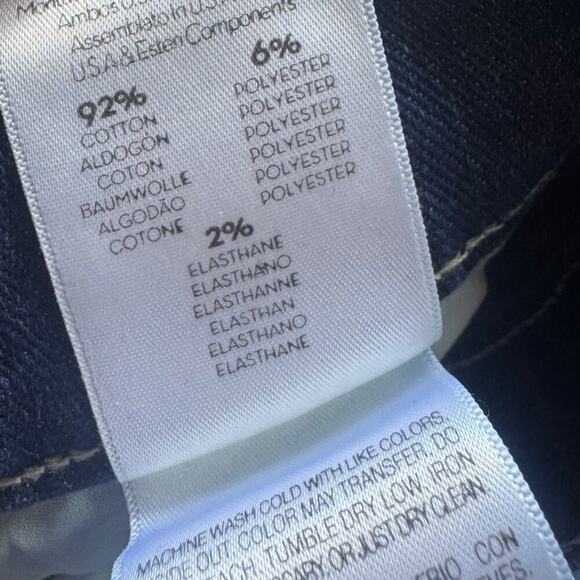 Mother The Stunner Ankle Jeans In the Royal Treatment High Rise Skinny Size 26 - Picture 12 of 16